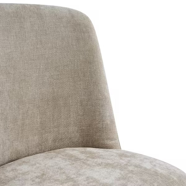 CHRISTOPHER KNIGHT HOME Elish Oatmeal Chenille Indoor Dining Chair with Sturdy Rubber Wood Frame, Set of 2