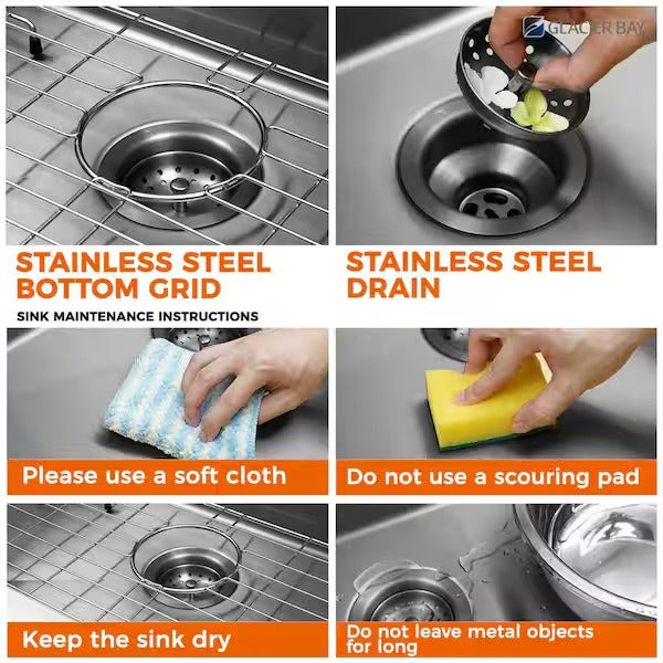 "GB 33\"" DB DM GMBLK KITCHEN SINK AIO"