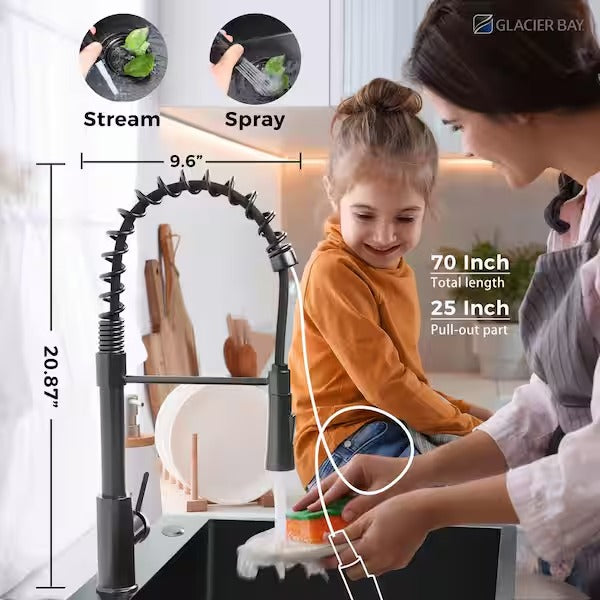 "GB 33\"" DB DM GMBLK KITCHEN SINK AIO"